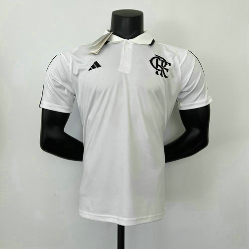 maglia polo flamengo bianco 2023-2024 bianco uomo