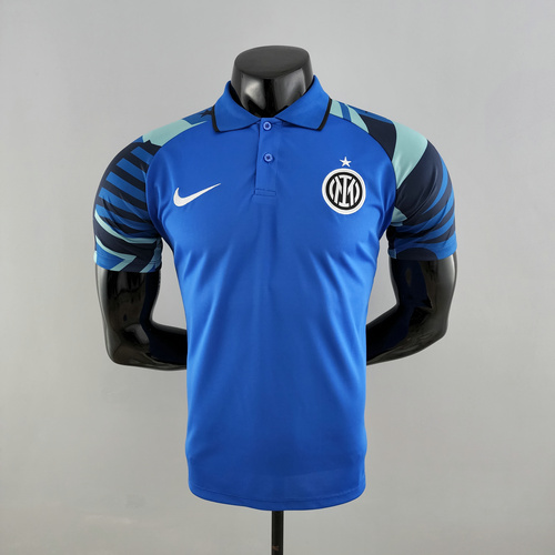 maglia polo inter milan blu 2022-2023 uomo