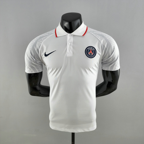 maglia polo paris saint germain bianca 2022-2023 uomo