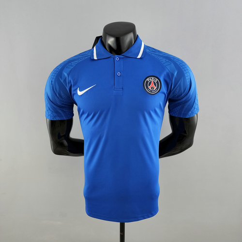 maglia polo paris saint germain blu 2022-2023 uomo