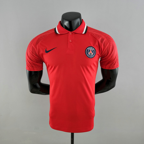 maglia polo paris saint germain rosso 2022-2023 uomo