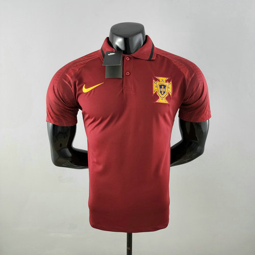 maglia polo portogallo rosso 2022-2023 uomo