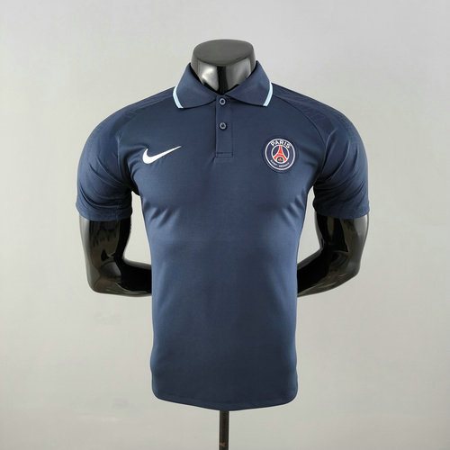 maglia polo psg blu reale 2022-2023 uomo