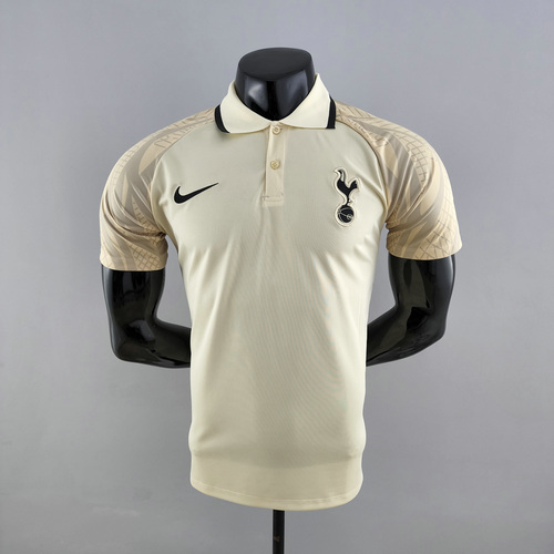 maglia polo tottenham hotspur beige 2022-2023 uomo