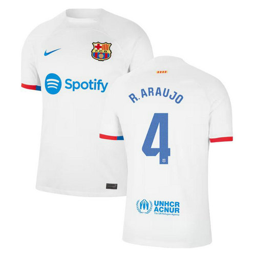 maglia r. araujo 4 barcellona seconda 2023-2024 uomo