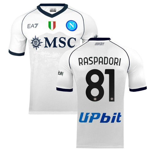 maglia raspadori 81 napoli seconda 2023-2024 uomo