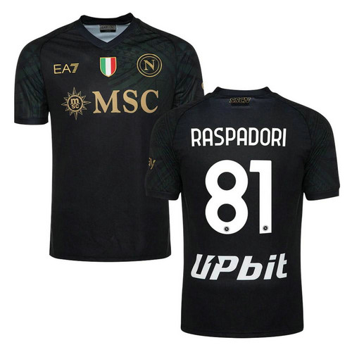 maglia raspadori 81 napoli terza 2023-2024 uomo