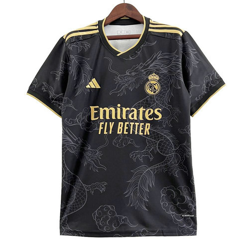 maglia real madrid edizione drago 2023-2024 nero uomo