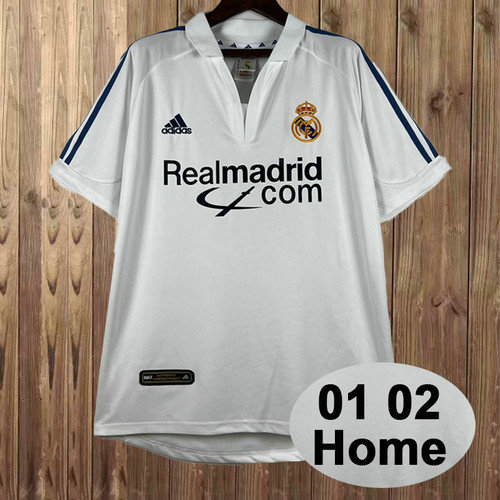 maglia real madrid prima 2001 2002 uomo