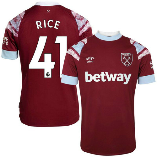 maglia rice 41 west ham prima 2022-2023 a poco prezzo uomo