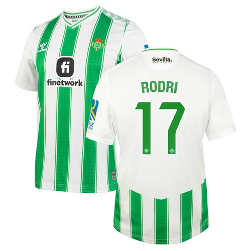 maglia rodri 17 real betis prima 2023-2024 uomo