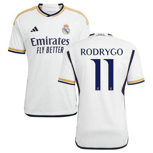 maglia rodrygo 11 real madrid prima 2023-2024 uomo