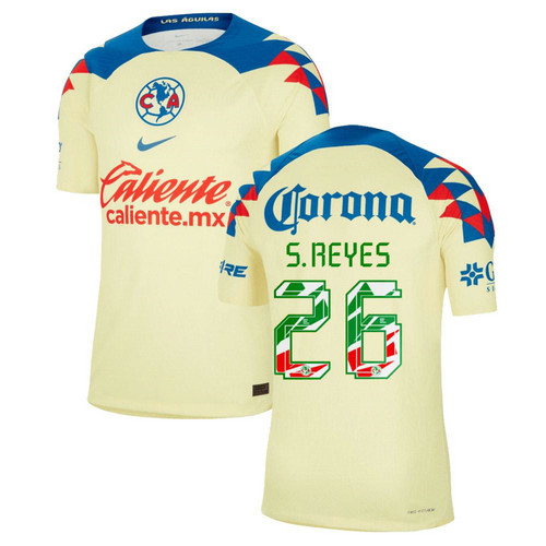 maglia s.reyes 26 club américa prima 2023-2024 uomo