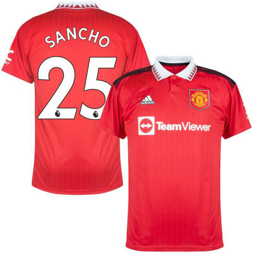 maglia sancho 25 manchester united prima 2022-2023 a poco prezzo uomo