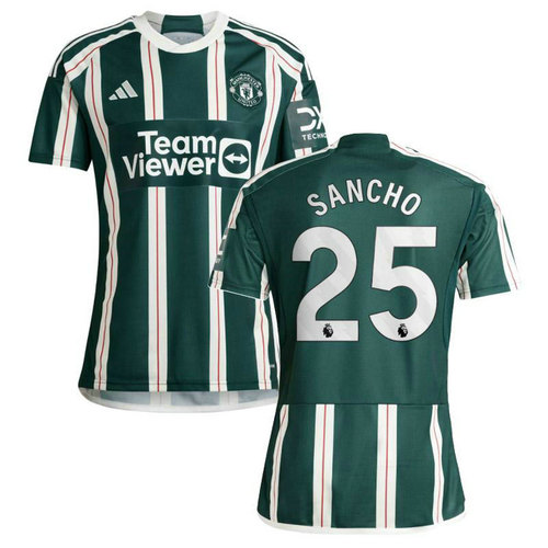 maglia sancho 25 manchester united seconda 2023-2024 uomo