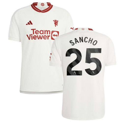 maglia sancho 25 manchester united terza 2023-2024 uomo