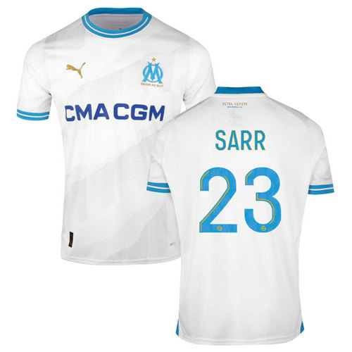 maglia sarr 23 olympique marsiglia prima 2023-2024 uomo