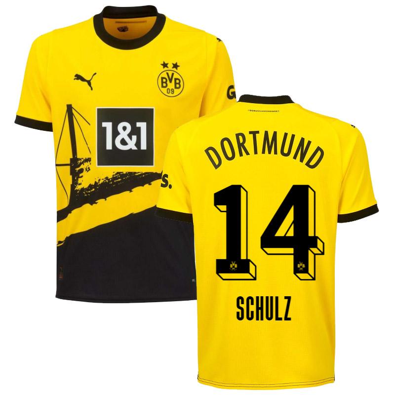 maglia schulz 14 borussia dortmund prima 2023-2024 uomo