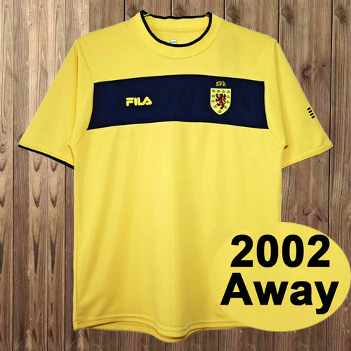 maglia scozia seconda 2002 uomo