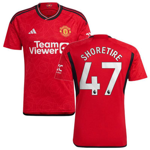 maglia shoretire 47 manchester united prima 2023-2024 uomo