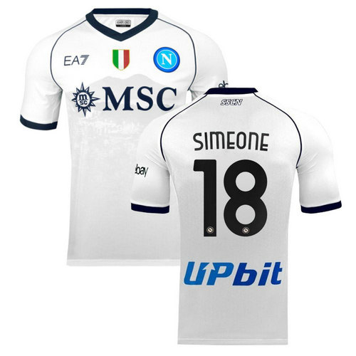 maglia simeone 18 napoli seconda 2023-2024 uomo