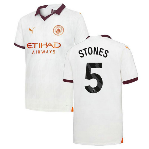 maglia stones 5 manchester city seconda 2023-2024 uomo