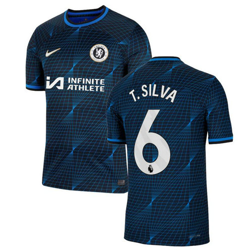 maglia t. silva 6 chelsea seconda 2023-2024 uomo