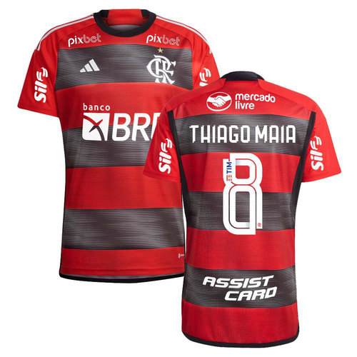 maglia thiago maia 8 flamengo prima 2023-2024 uomo