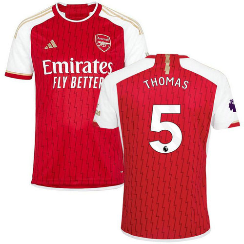 maglia thomas 5 arsenal prima 2023-2024 uomo