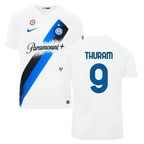 maglia thuram 9 inter milan seconda 2023-2024 uomo