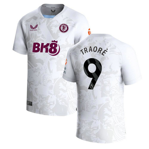 maglia traore 9 aston villa seconda 2023-2024 uomo