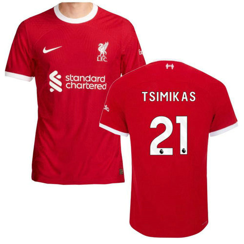 maglia tsimikas 21 liverpool prima 2023-2024 uomo