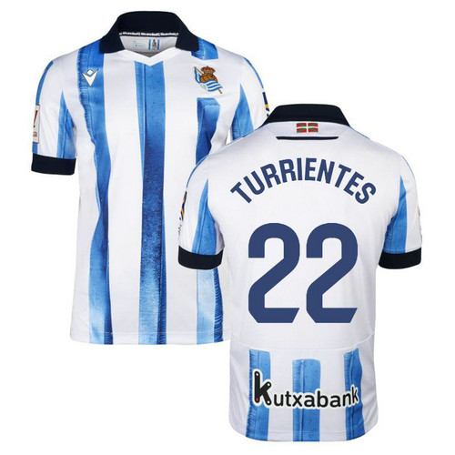 maglia turrientes 22 real sociedad prima 2023-2024 uomo