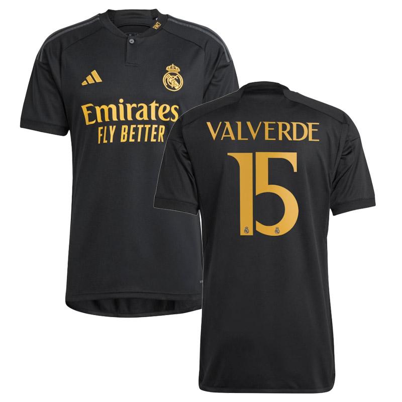 maglia valverde real madrid terza 2023-2024 uomo