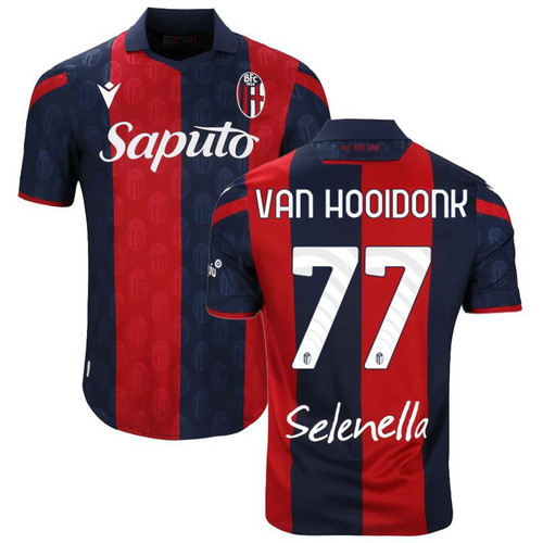 maglia van hooidonk 77 bologna prima 2023-2024 uomo