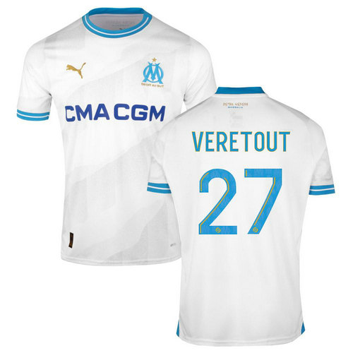 maglia veretout 27 olympique marsiglia prima 2023-2024 uomo