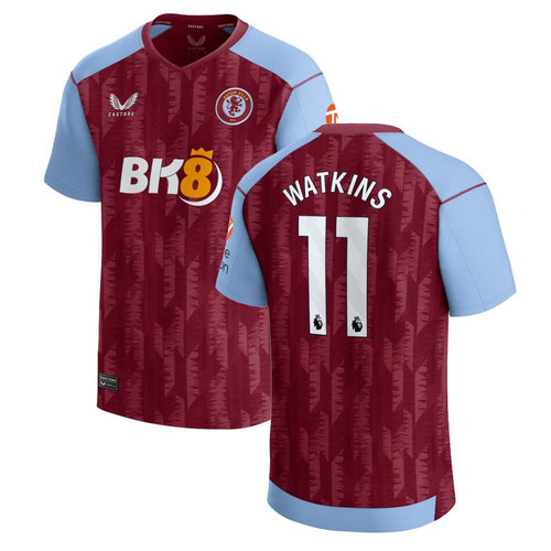 maglia watkins 11 aston villa prima 2023-2024 uomo