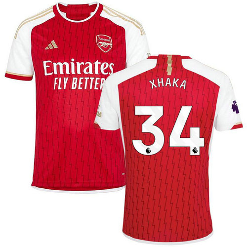 maglia xhaka 34 arsenal prima 2023-2024 uomo