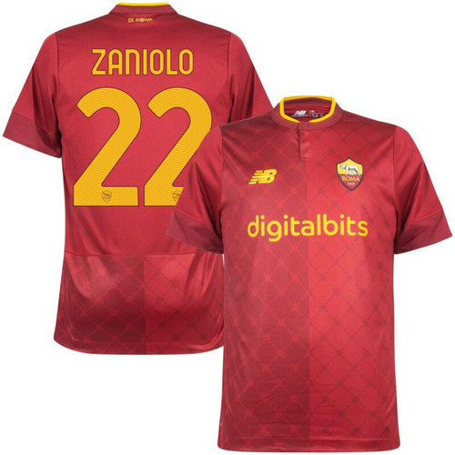 maglia zaniolo 22 as roma prima 2022-2023 a poco prezzo uomo