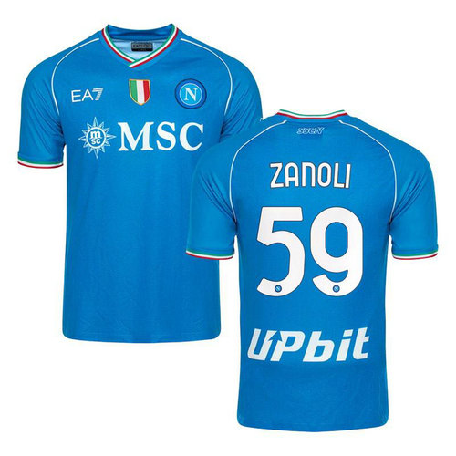 maglia zanoli 59 napoli prima 2023-2024 uomo