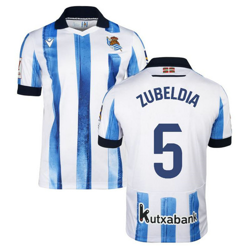 maglia zubeldia 5 real sociedad prima 2023-2024 uomo