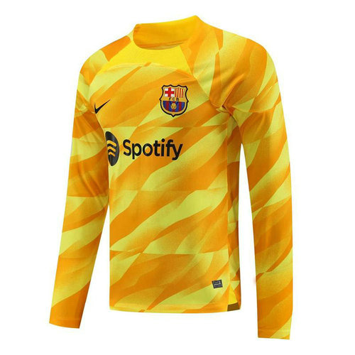 manica lunga giallo maglia barcellona portiere 2023-2024 uomo