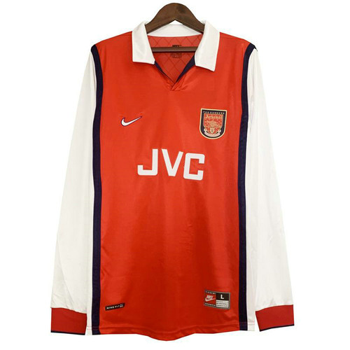 manica lunga maglia arsenal prima 1998-1999 uomo