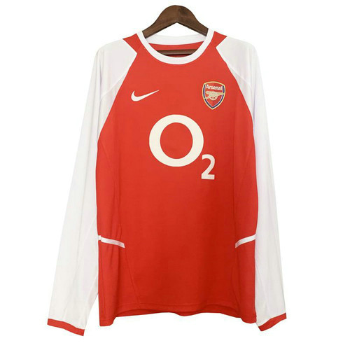 manica lunga maglia arsenal prima 2002-2004 uomo