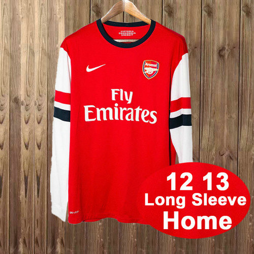 manica lunga maglia arsenal prima 2012 2013 uomo