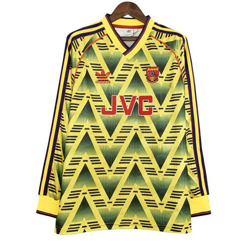 manica lunga maglia arsenal seconda 1991-1993 uomo