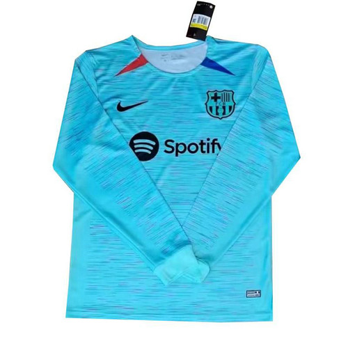 manica lunga maglia barcellona terza 2023-2024 uomo