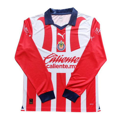 manica lunga maglia chivas usa prima 2023-2024 uomo