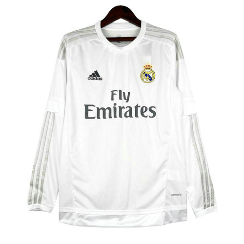 manica lunga maglia real madrid prima 2015-2016 uomo