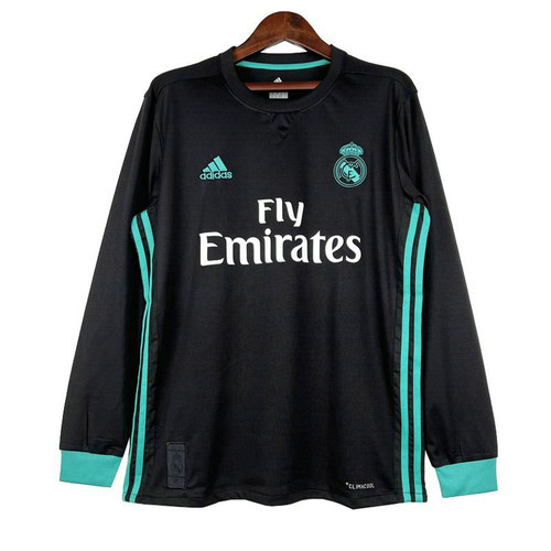 manica lunga maglia real madrid seconda 2017-2018 uomo